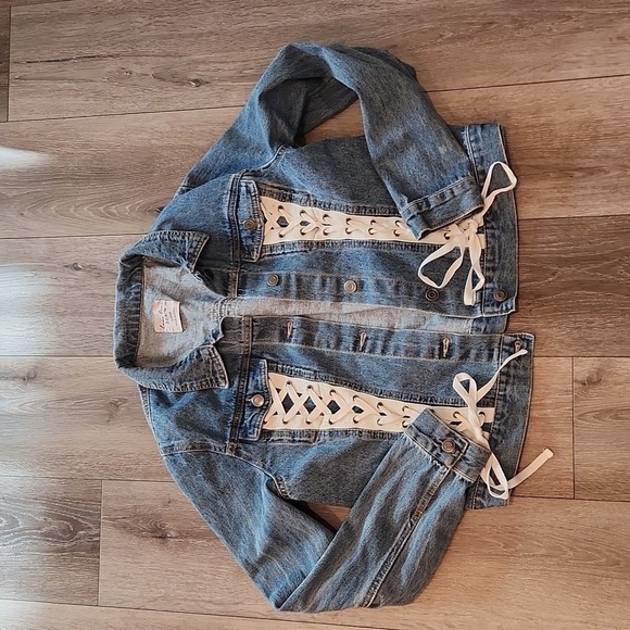 Love Tree Denim Jacket - Picture 1 of 4